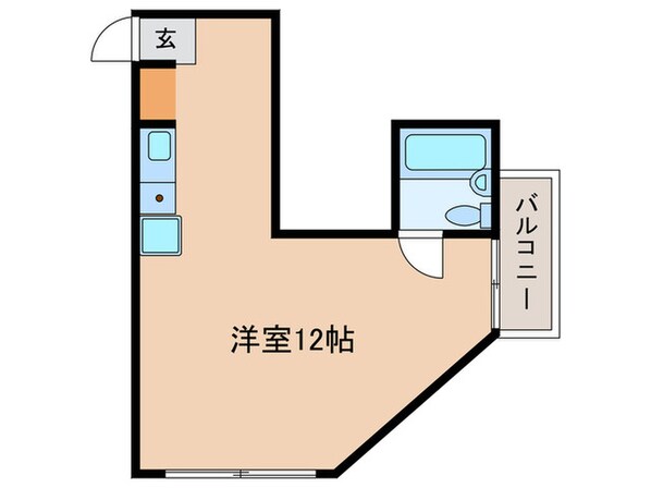 第二松山ハイツの物件間取画像